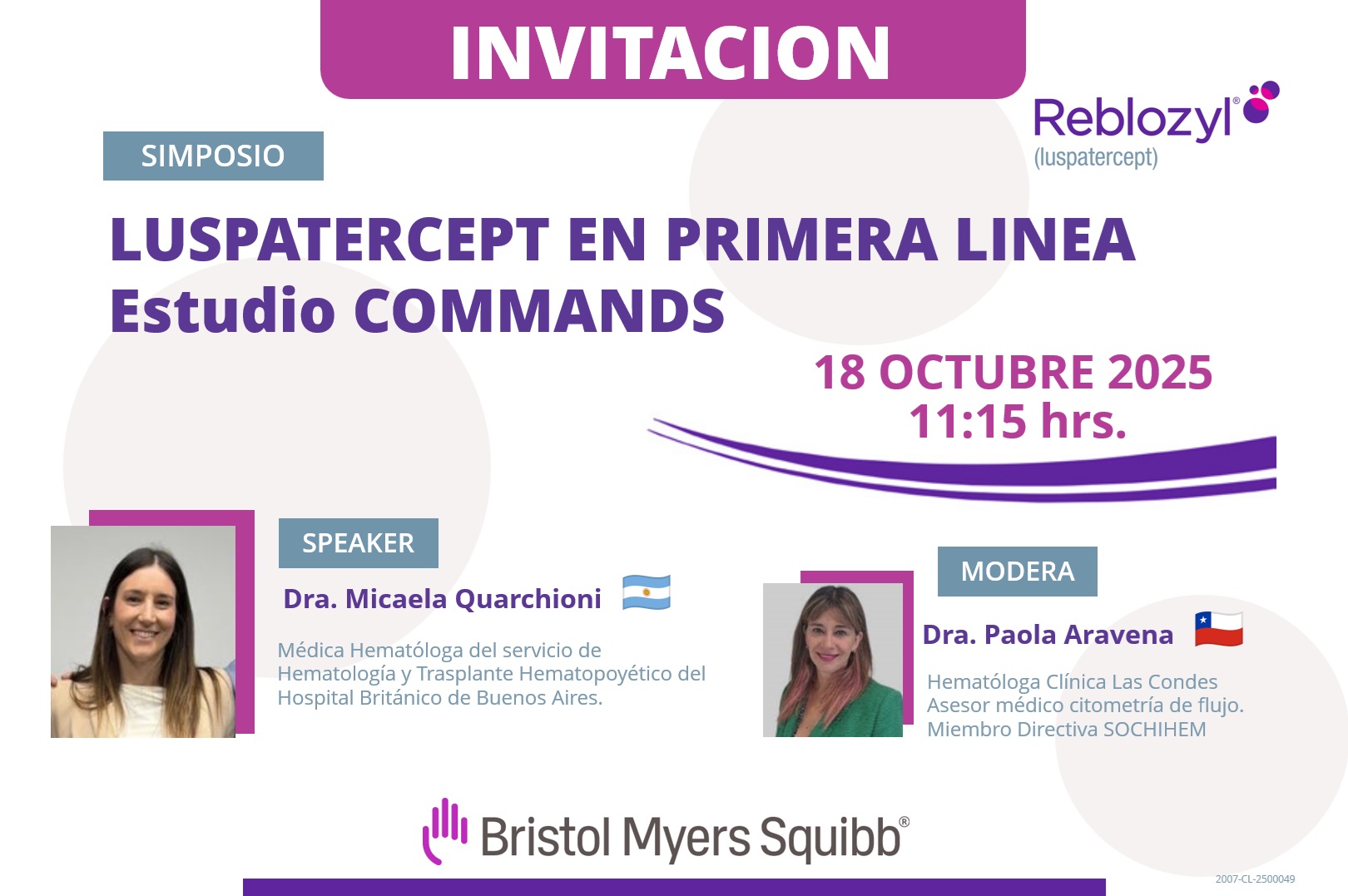 INVITACIÓN SIMPOSIO SOCHIHEM 2025 BMS